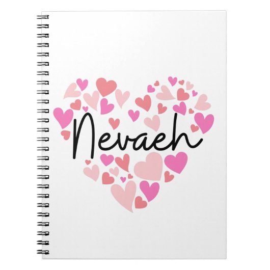 I love Nevaeh Notitieboek (Voorkant)