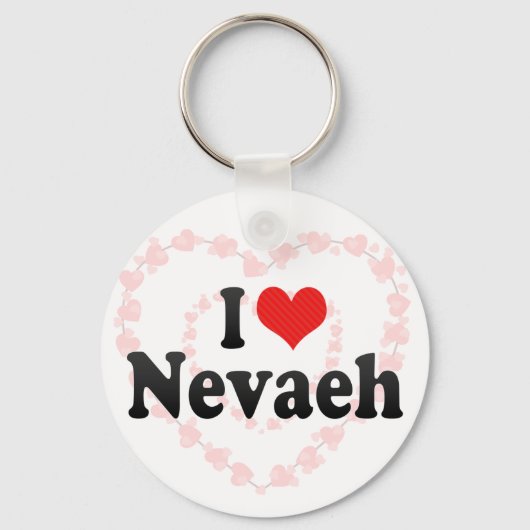I Love Nevaeh Sleutelhanger (Voorkant)