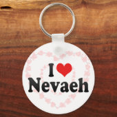 I Love Nevaeh Sleutelhanger (Voorkant)