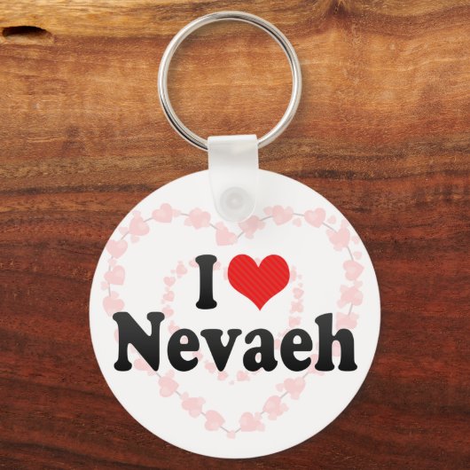 I Love Nevaeh Sleutelhanger (Voorkant)