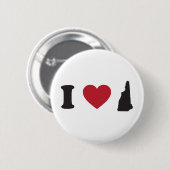 I Love New Hampshire Ronde Button 5,7 Cm (Voorkant /achterkant)