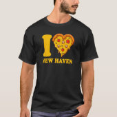 I Love New Haven Connecticut Pizza I Heart New Hav T-shirt (Voorkant)