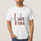 I Love New York – Classic NYC City Love T-Shirt (Voorkant)