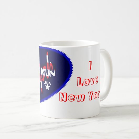 I Love New York mok (Voorkant rechts)