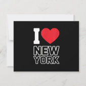 I Love New York - New York City Nyc RSVP Kaartje (Voorkant)