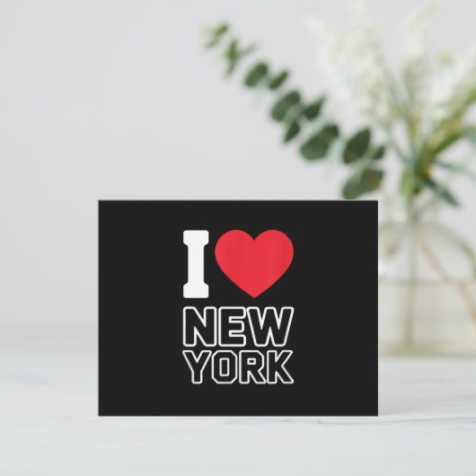 I Love New York - New York City Nyc RSVP Kaartje (Staand voorkant)