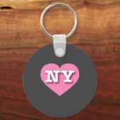 I Love New York Ny Nk Heart _1  Sleutelhanger (Voorkant)