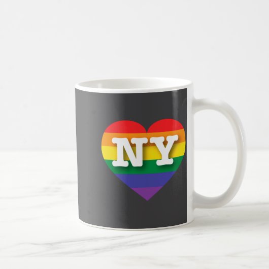 I Love New York Rainbow Heart  Koffiemok (Rechts)