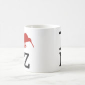 I Love New Zealand Coffee Mok (Center)