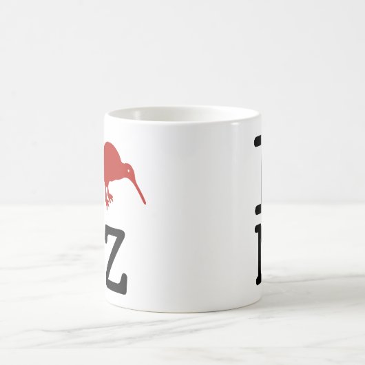 I Love New Zealand Coffee Mok (Center)