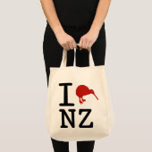 I Love New Zealand Organic Canvas tas (Voorkant (product))
