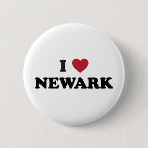 I Love Newark New Jersey Ronde Button 5,7 Cm