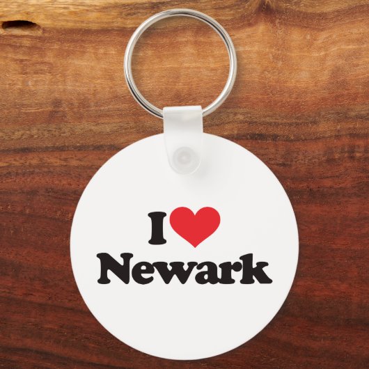I Love Newark Sleutelhanger (Voorkant)