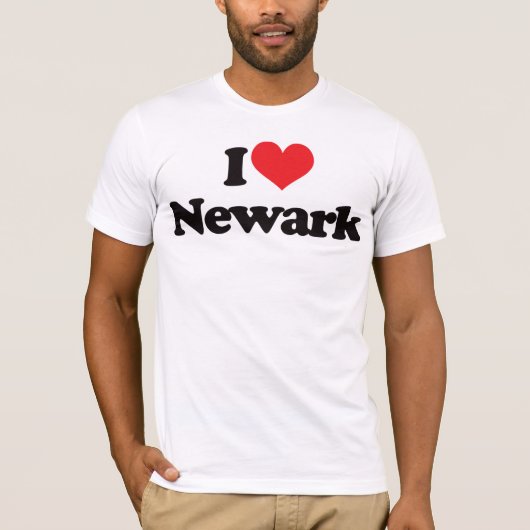 I Love Newark T-shirt (Voorkant)