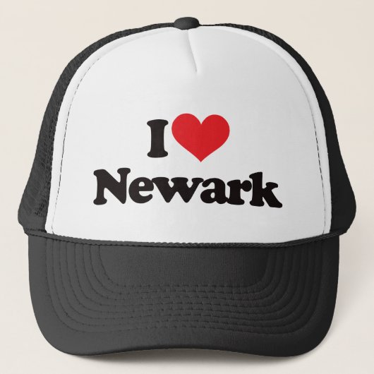 I Love Newark Trucker Pet (Voorkant)