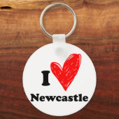 I Love Newcastle Sleutelhanger (Voorkant)