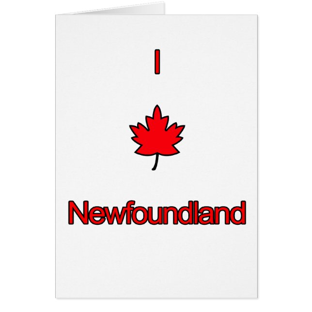 I Love Newfoundland (Voorkant)