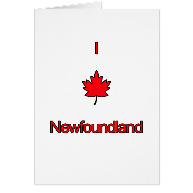 I Love Newfoundland (Voorkant)
