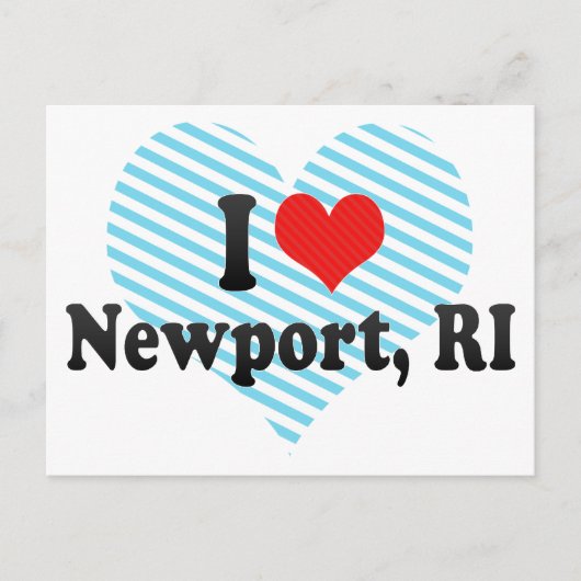 I Love Newport, RI Briefkaart (Voorkant)