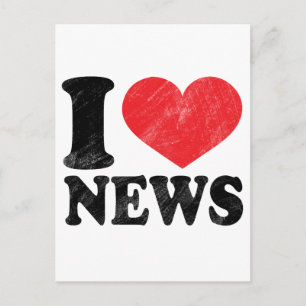 I Love News Briefkaart