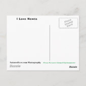 I Love Newts Briefkaart (Achterkant)