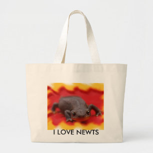 I Love Newts Grote Tote Bag