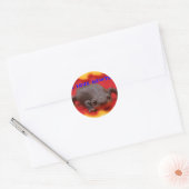 I Love Newts Ronde Sticker (Envelop)