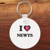 I Love Newts Sleutelhanger (Voorkant)