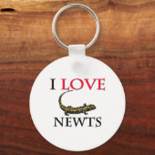 I Love Newts Sleutelhanger (Voorkant)