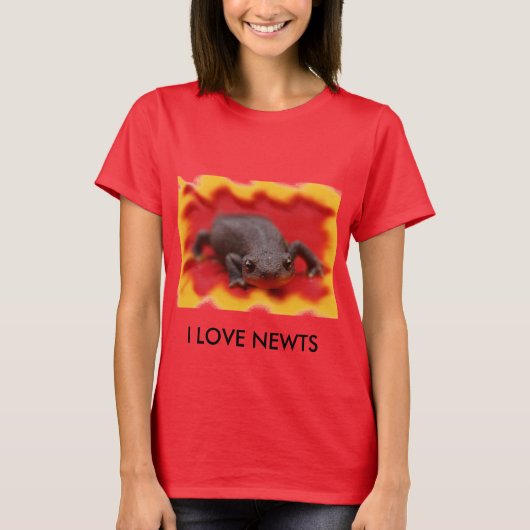 I Love Newts T-shirt (Voorkant)