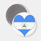 I Love Nicaragua Magneet (Voorkant / Achterkant)