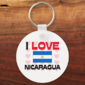 I Love Nicaragua Sleutelhanger (Voorkant)