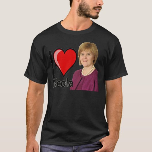 I Love Nicola Sturgeon Essential T-Shirt (Voorkant)