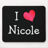 I Love Nicole Muismat (Voorkant)