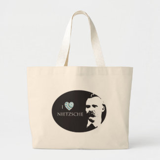 I Love Nietzsche Canvas tas