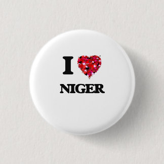 I Love Niger Ronde Button 3,2 Cm