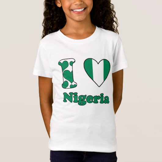 I love Nigeria T-shirt (Voorkant)