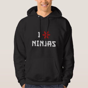 I Love Ninjas Hoodie