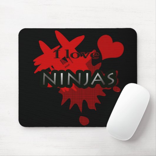 I Love Ninjas Muismat (Met muis)
