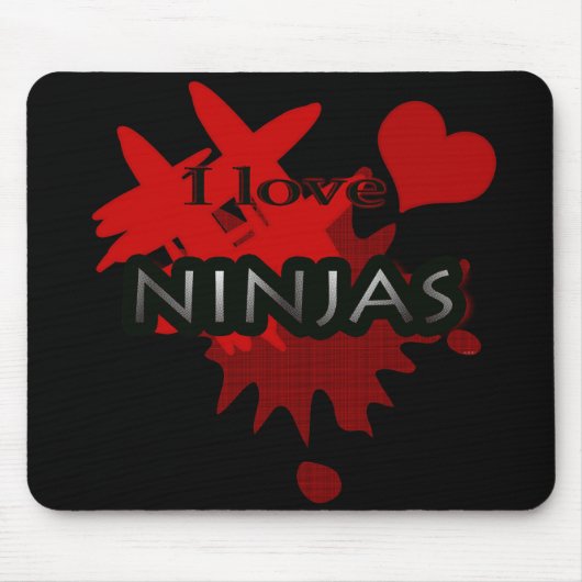 I Love Ninjas Muismat (Voorkant)