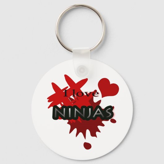 I Love Ninjas Sleutelhanger (Voorkant)