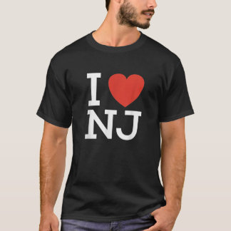 I Love NJ Heart for New Jersey Lovers4png4 T-shirt