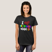 I Love No Waste Man T-shirt (Voorkant volledig)
