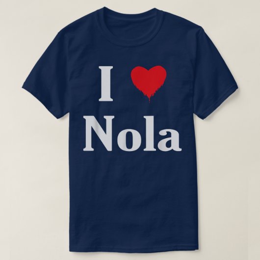 I Love Nola Cool Name T-shirt (Design voorkant)