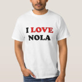 I Love Nola T-shirt (Voorkant)
