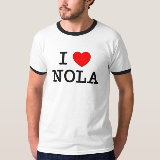 I Love Nola T-shirt (Voorkant)