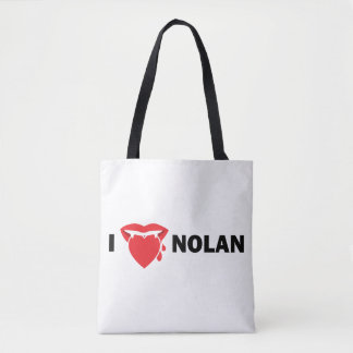I Love Nolan Canvas tas (Light)
