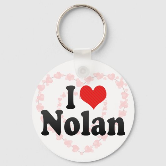 I Love Nolan Sleutelhanger (Voorkant)