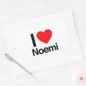 i love nomi rechthoekige sticker (Envelop)