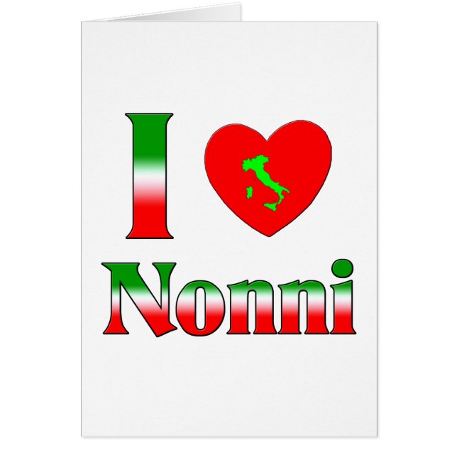 I Love Nonni (Voorkant)